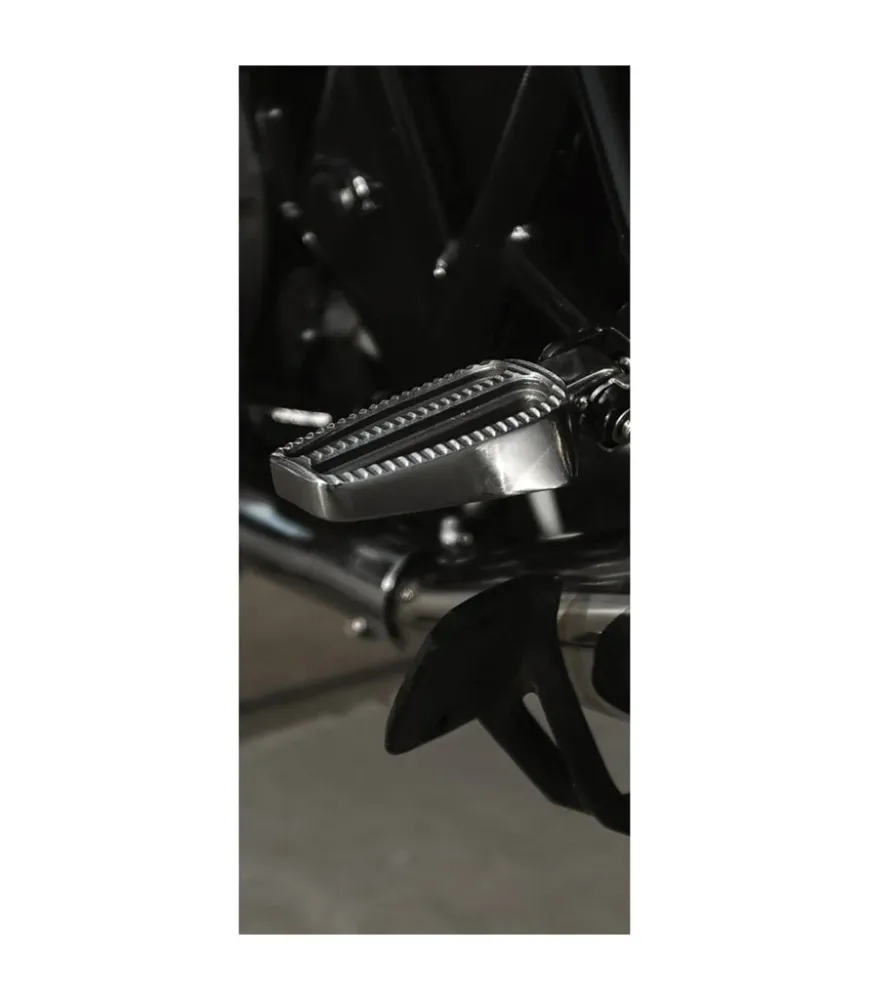 Foot Pegs Pilot Triumph - Platinagrijs