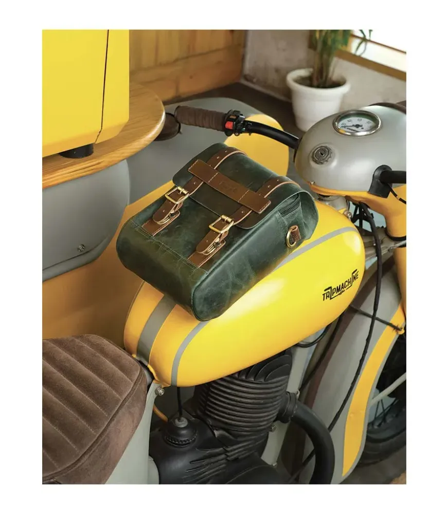 Tank Bag Magnetic Trip Machine Appelgroen