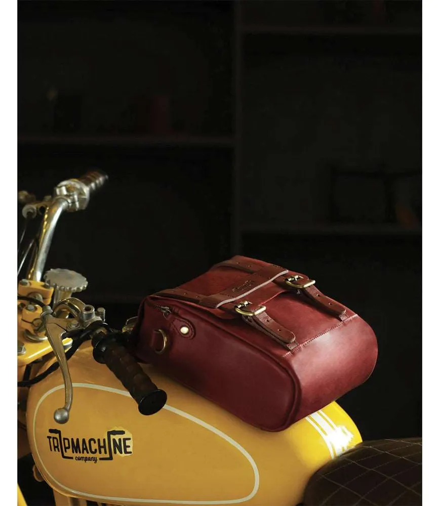 Tank Bag Magnetic Trip Machine - Kersenhout Red