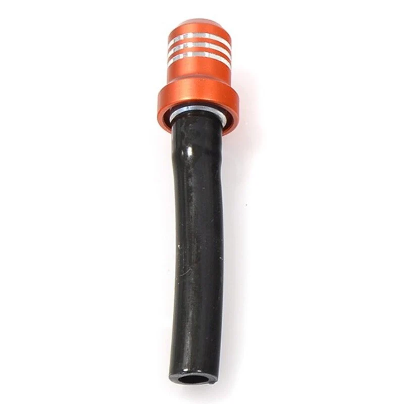Verchroomde Válvula tapón depósito de gasolina ART aluminio naranja