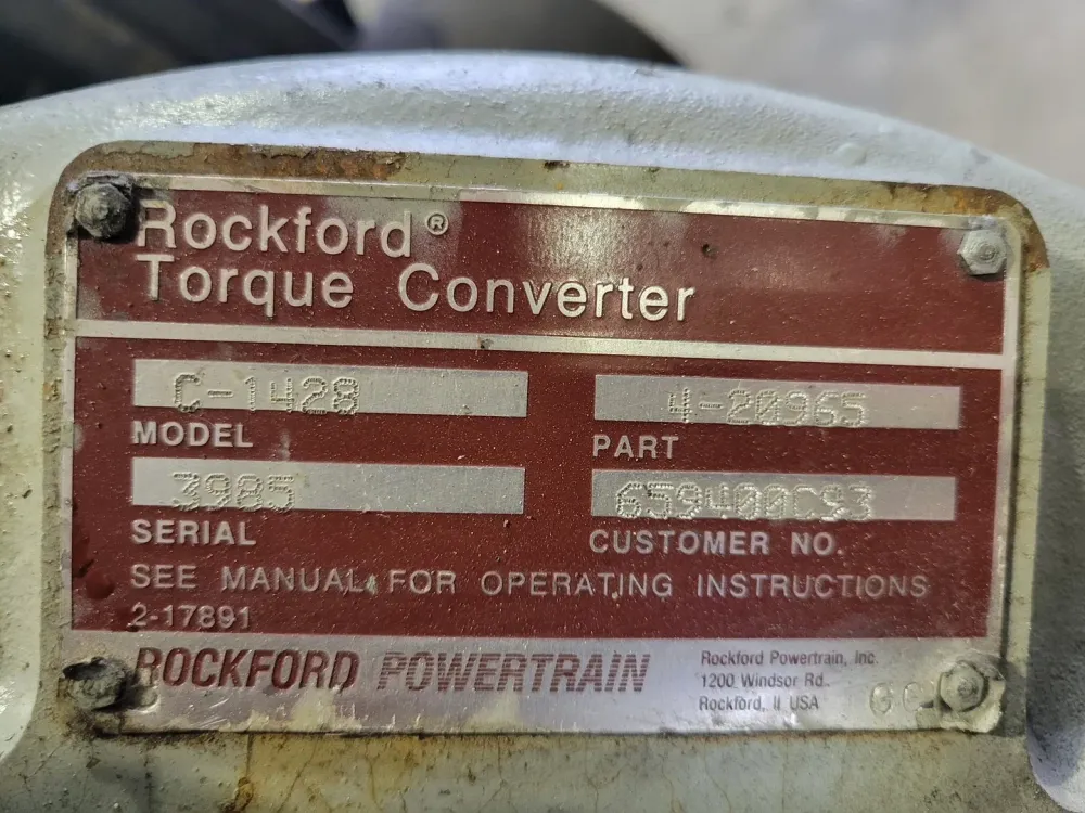 21-3/4" Torque Converter C-1428