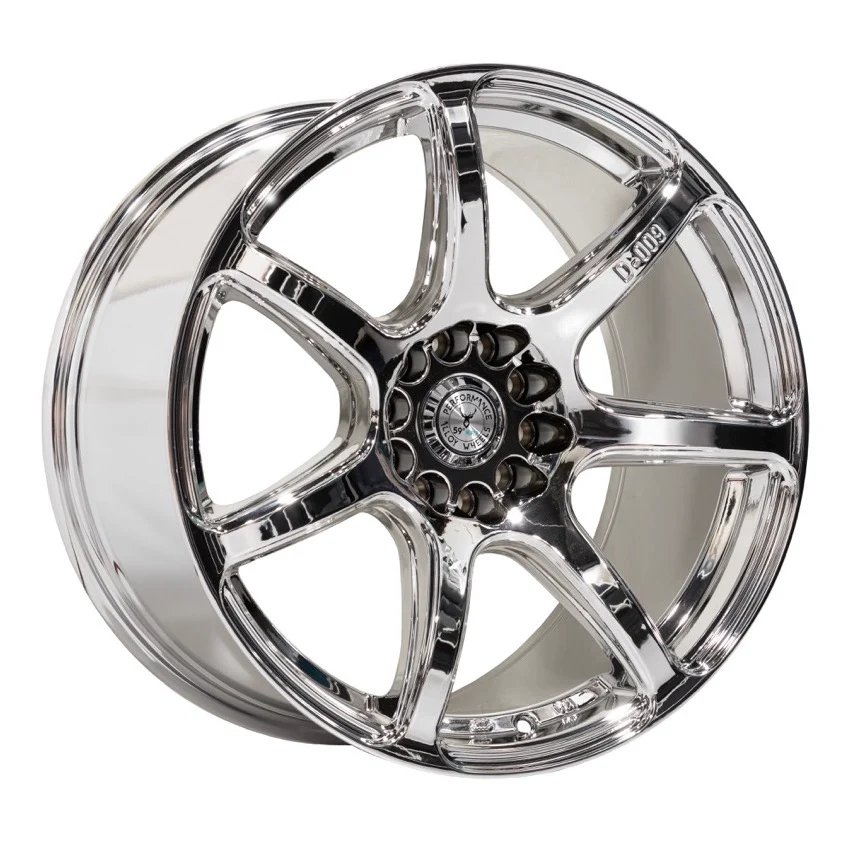 59°North D-009 18x10.5" 5x114.3/120 ET15, Full Chroom