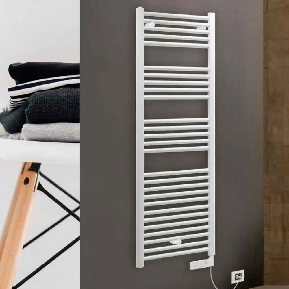 Electric towel warmer Lazzarini Cortina-Analogic 720x400 ivoor thermostat