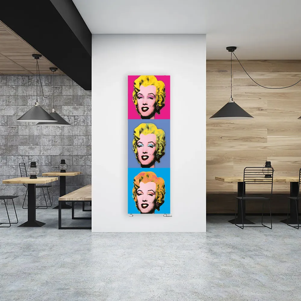 Hydraulic towel warmer 180x73.5 cm center distance 50 mm Model 'Marilyn' Termocrea - Directe Montage