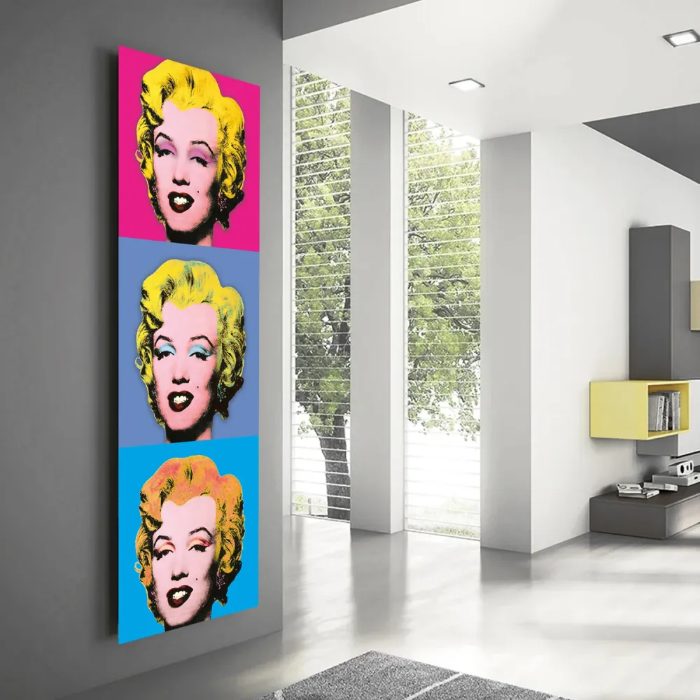 Hydraulic towel warmer 200x51 cm center distance 50 mm Model 'Marilyn' Termocrea voor temperatuurregeling
