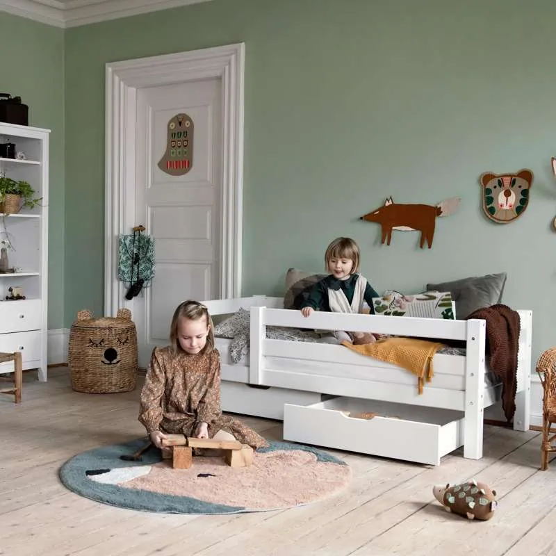 Hoppekids ECO Kostbaar - Bedhekje 3/4 (Verschillende Maten) - Wit