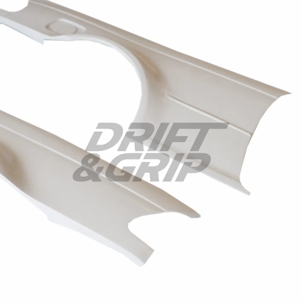 ALETAS TRASERAS BMW M3 E46 + 1cm (L+R) FIBRA met beveiliging tegen diefstal