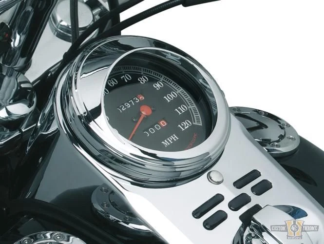 Visor Speedometer Trim Ring Metaalglans Harley-Davidson