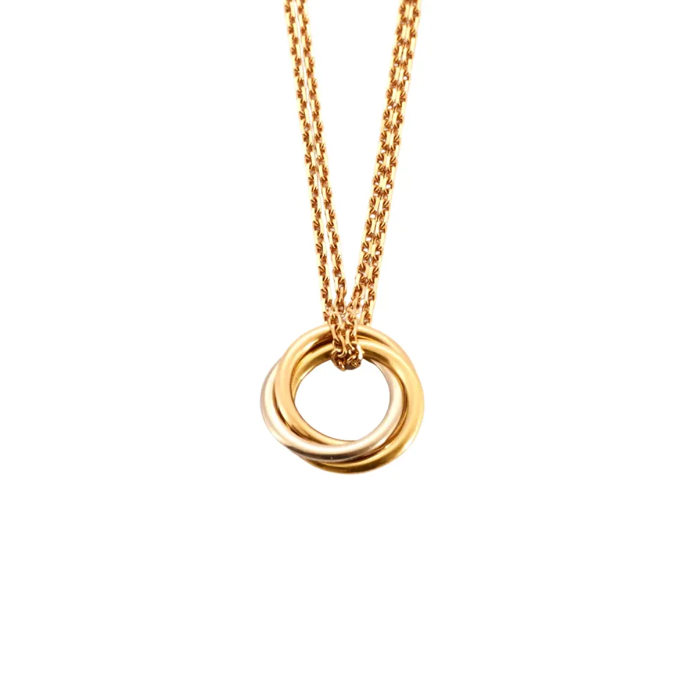 CARTIER - Necklace Trinity Three Golds met TÜV-goedkeuring