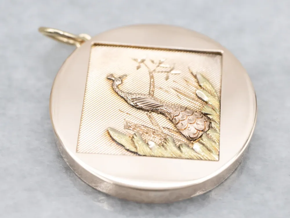 OEM Kwaliteit Antique Meerkleurig Gold Peacock Pendant