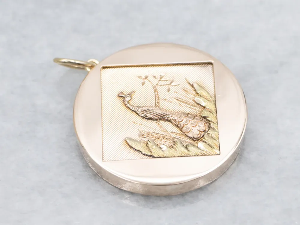 OEM Kwaliteit Antique Meerkleurig Gold Peacock Pendant