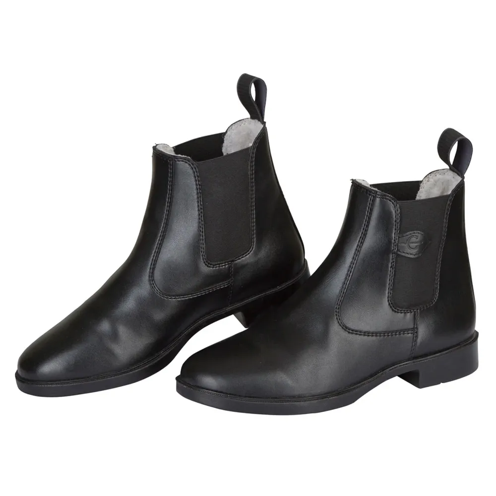 Ophangingsarm Riding half-boot Oslo, fur lining Zwart 3