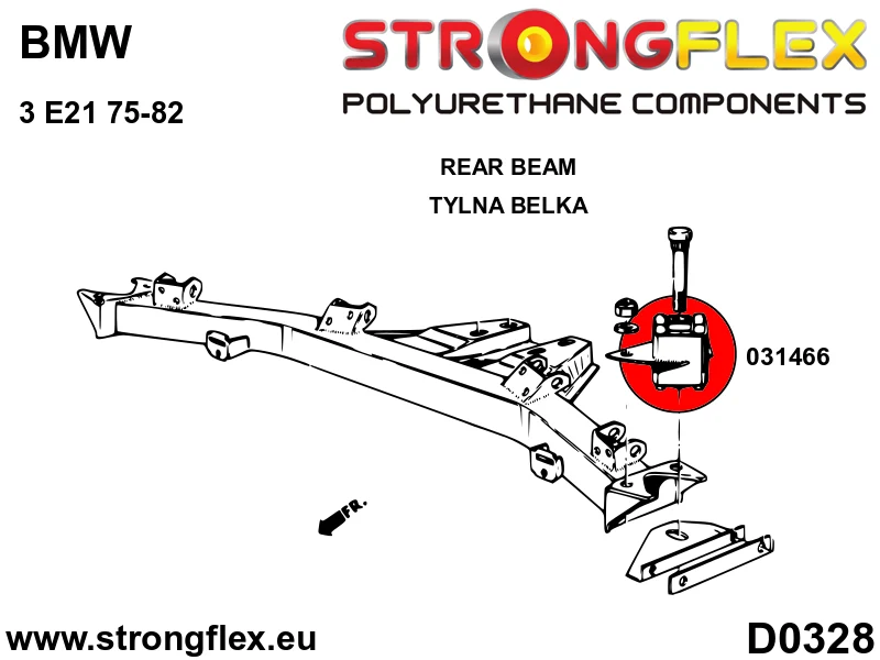 Rear beam mounting bush - BMW > Serie 3 > I E21 met bovenste bevestiging