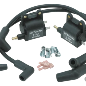 TwinTec 3 Ohm compact coil kit Harley-Davidson zwarte poedercoating