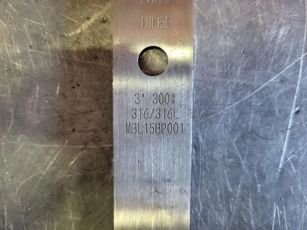 3" 300 Orifice Plate 2.500 Inlet