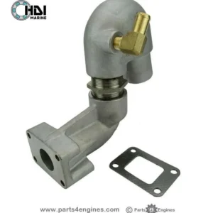 Emissie Yanmar 1GM Stainless Staalsoort Exhaust Outlet