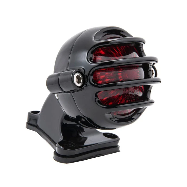 Piloto Trasero Homologado Motone Lecter Negro Universal Moto Aangepast met 8 Delige Set