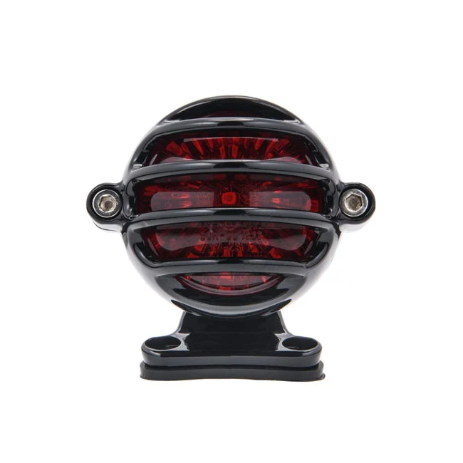 Piloto Trasero Homologado Motone Lecter Negro Universal Moto Aangepast met 8 Delige Set