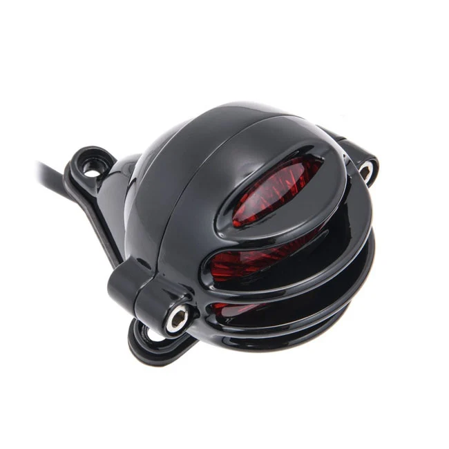 Piloto Trasero Homologado Motone Lecter Negro Universal Moto Aangepast met 8 Delige Set