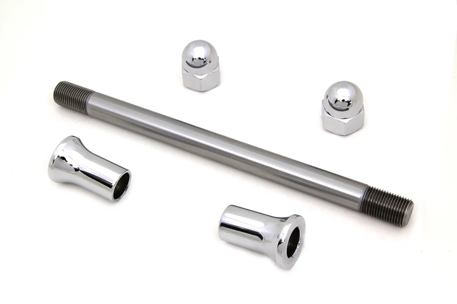 5/8" Voor alle modellen Chrome Front Axle Kit Harley-Davidson