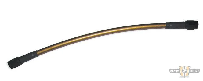 Ebony Gold Breed inzetbaar Brake Line Gold 42" Harley-Davidson