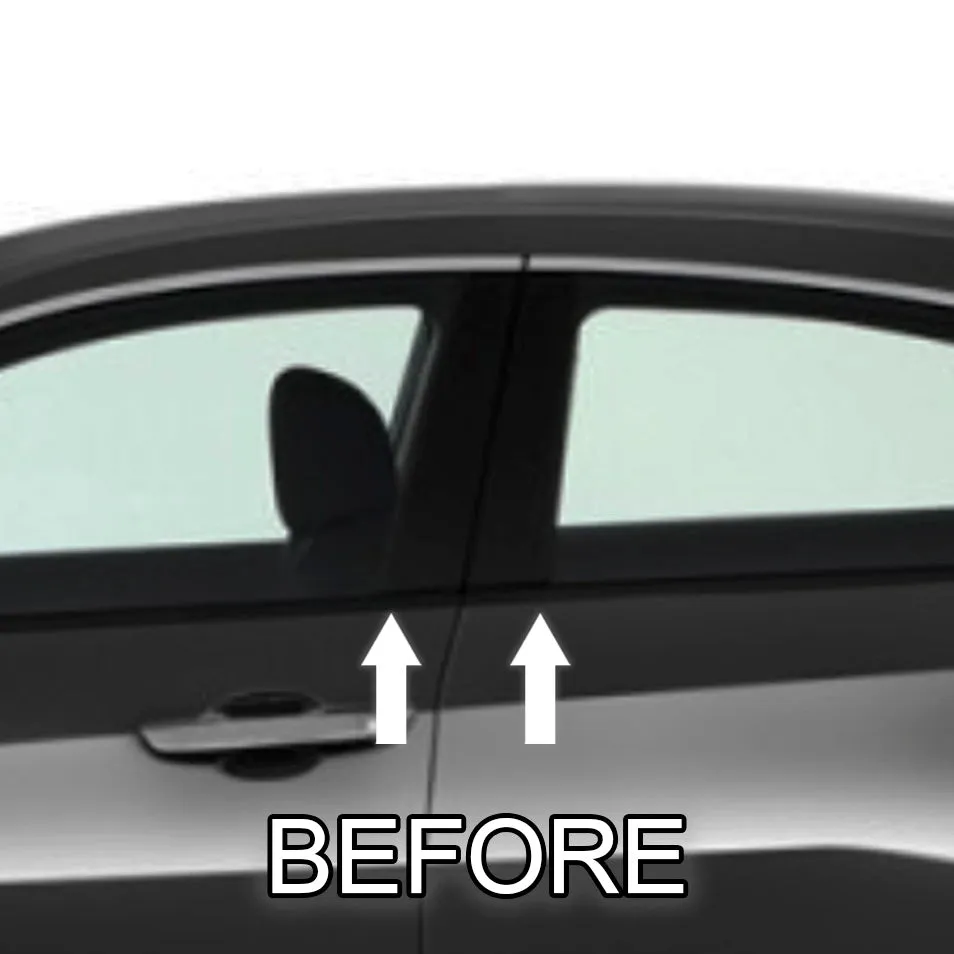 Universal Metaalglans Pillar Post Trim Roll - Fits All Models