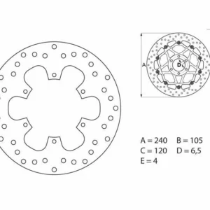 Disco de freno Brembo 68B40774
