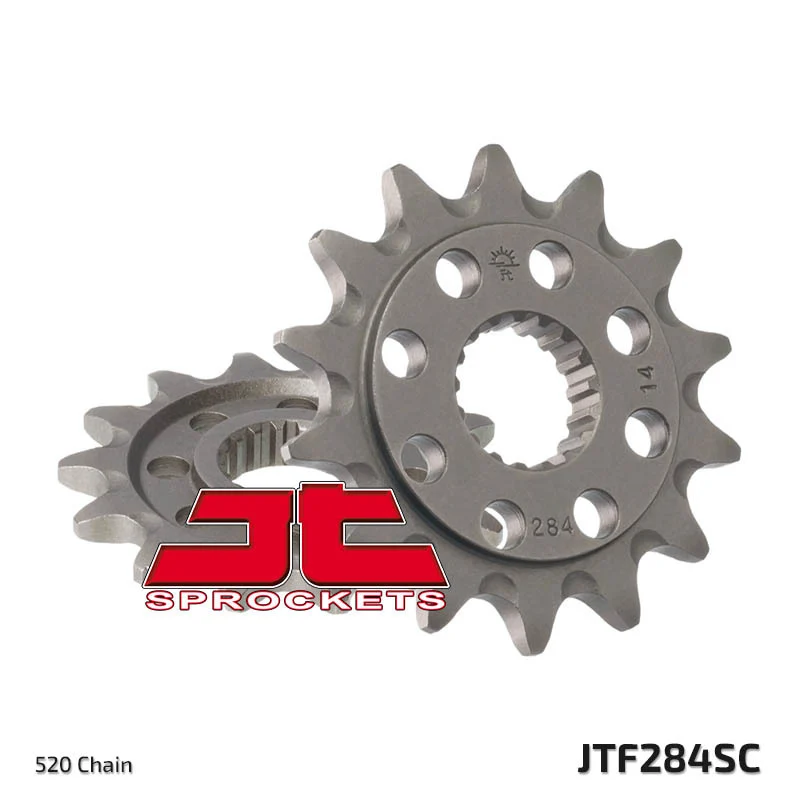 Piñón JT SPROCKETS acero autolimpiable 284 - Paso 520 met veiligheidspal