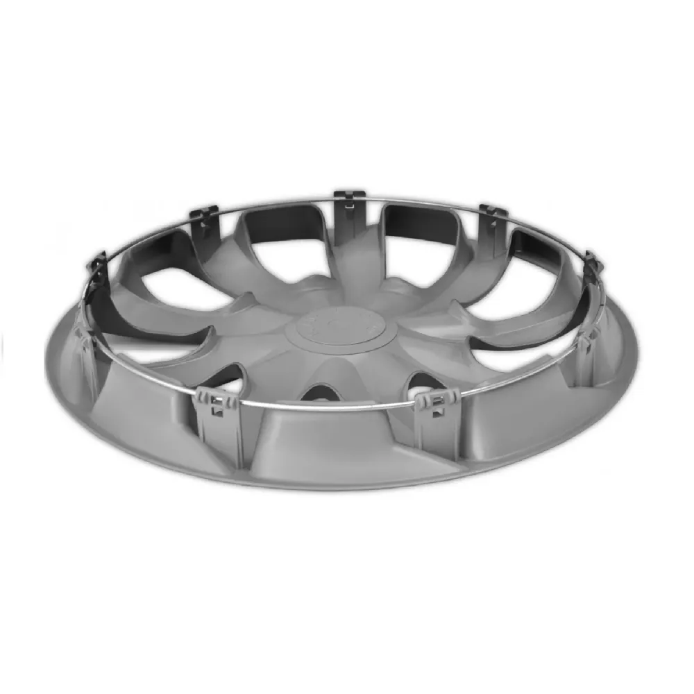 Universal hubcaps 16" Draco platinagrijs press-on 4 pieces Gemaakt van gehard staal