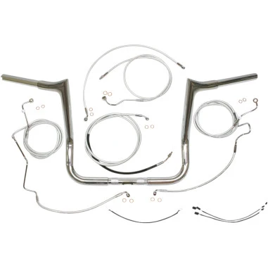 11/4" VIKING HANDLEBAR KITS HARLEY-DAVIDSON Hoogzichtbaar Oranje