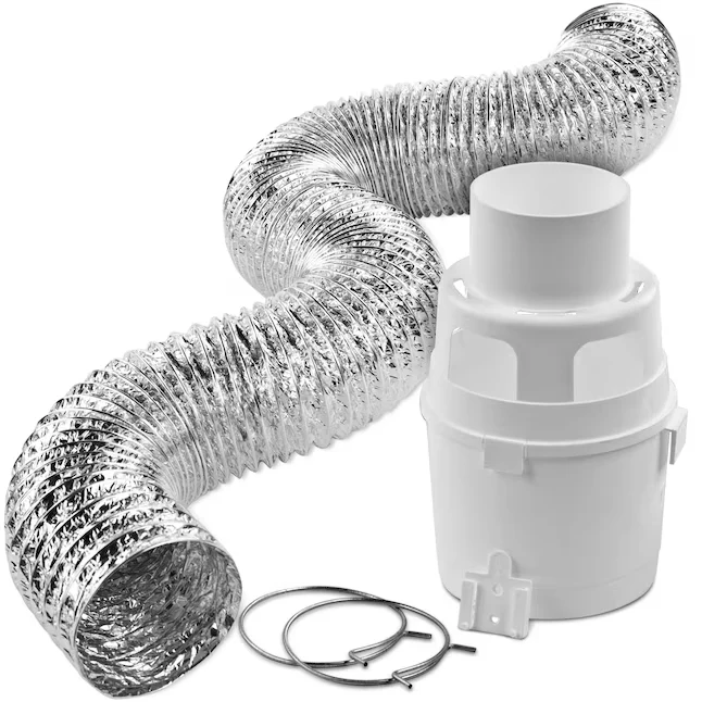 IMPERIAL Indoor Hook-Up Dryer Vent Kit met Beschermende Rand