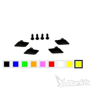Kit de conexión de deflectores Barkbusters Color rojo | CE-Gecertificeerd |