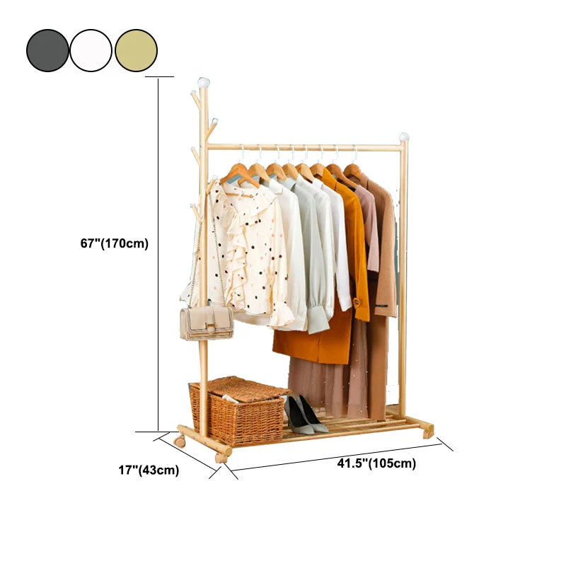 Modern Coat Rack Metaal Free Standing Storage Shelves Entryway Kit met CE-Keurmerk 22l