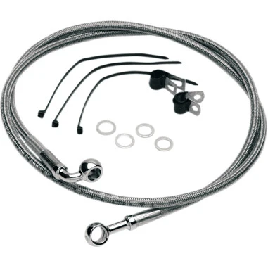 STANDARD LENGTH STAINLESS RVS BRAKE LINE KITS HARLEY-DAVIDSON voor Kinderstoelen