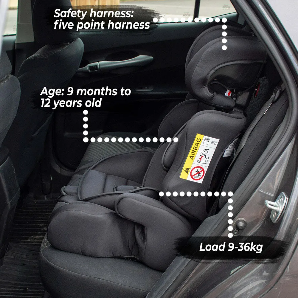 Verplichte Kikid Car Seat Basic Rood, 9-36 kg