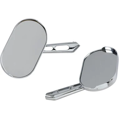 Retrovisores Para Harley-Davidson Kuryakyn 1430 Large Magnum Mirror Set Metaalglans