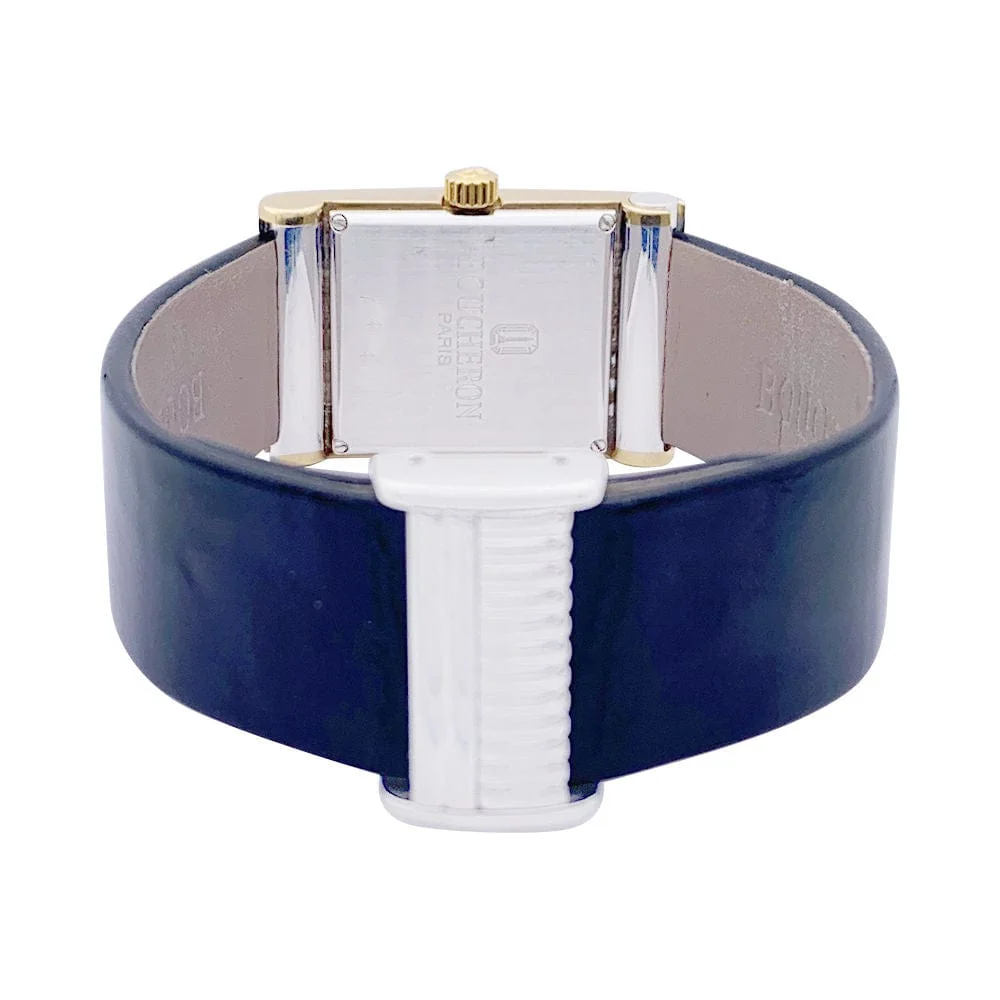 Watch Boucheron, “Reflet”, mosterdgeel gold, steel.