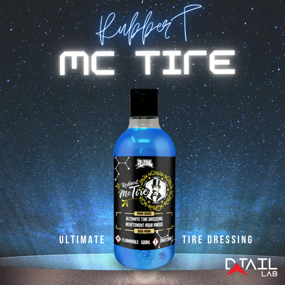 Op maat gemaakte Mr. RUBBERT McTIRE Ultiem Tire Dressing 500