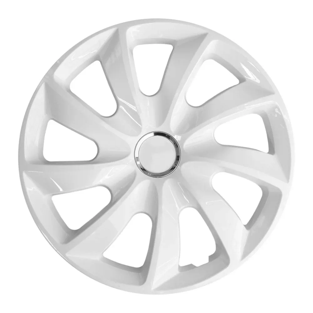 All-Season NRM - wieldoppen 13" - Wit- set van 4 stuks - ABS / Duurzaam / Resistant