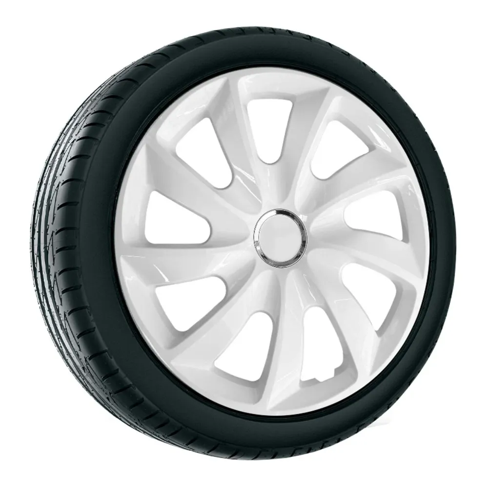 All-Season NRM - wieldoppen 13" - Wit- set van 4 stuks - ABS / Duurzaam / Resistant