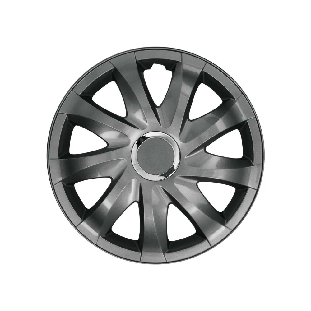 Versterkte NRM Drift - wieldoppen 14" - grafiet - set van 4 stuks - ABS / Duurzaam / Resistant
