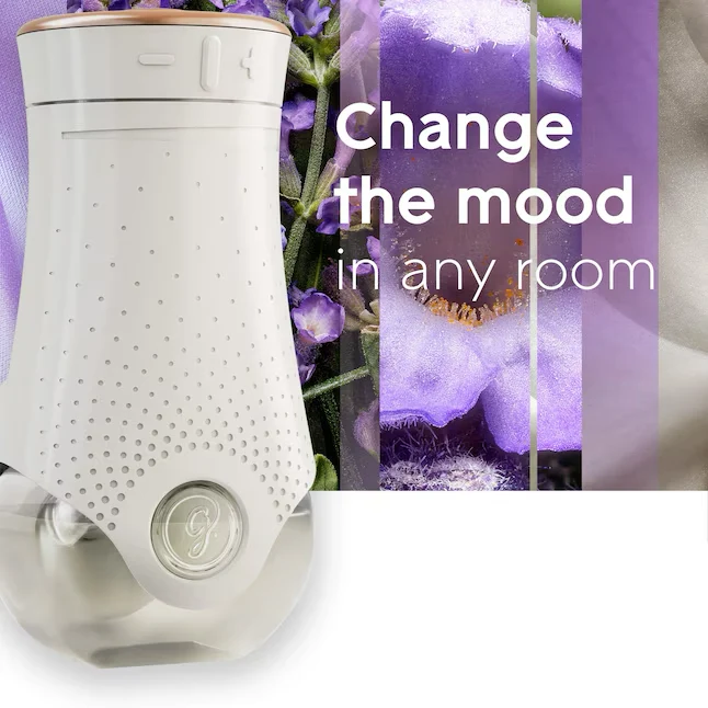 Glade Scented Oil 0.67-fl oz Lavender Vanilla Refill Air Freshener set van twee