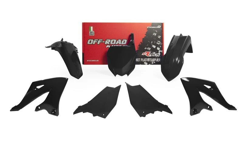 RACETECH Plastiek Kit - Black Yamaha YZ125/250