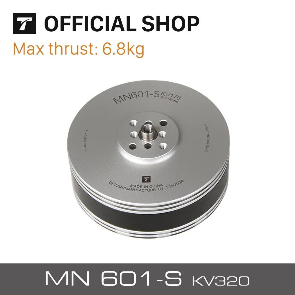 OEM Specificatie 2Pcs/Set T-motor MN601-S KV320 Brushless Motor Max 6.8KG+ Thrust Aircraft Multirotor Copters RC Drones
