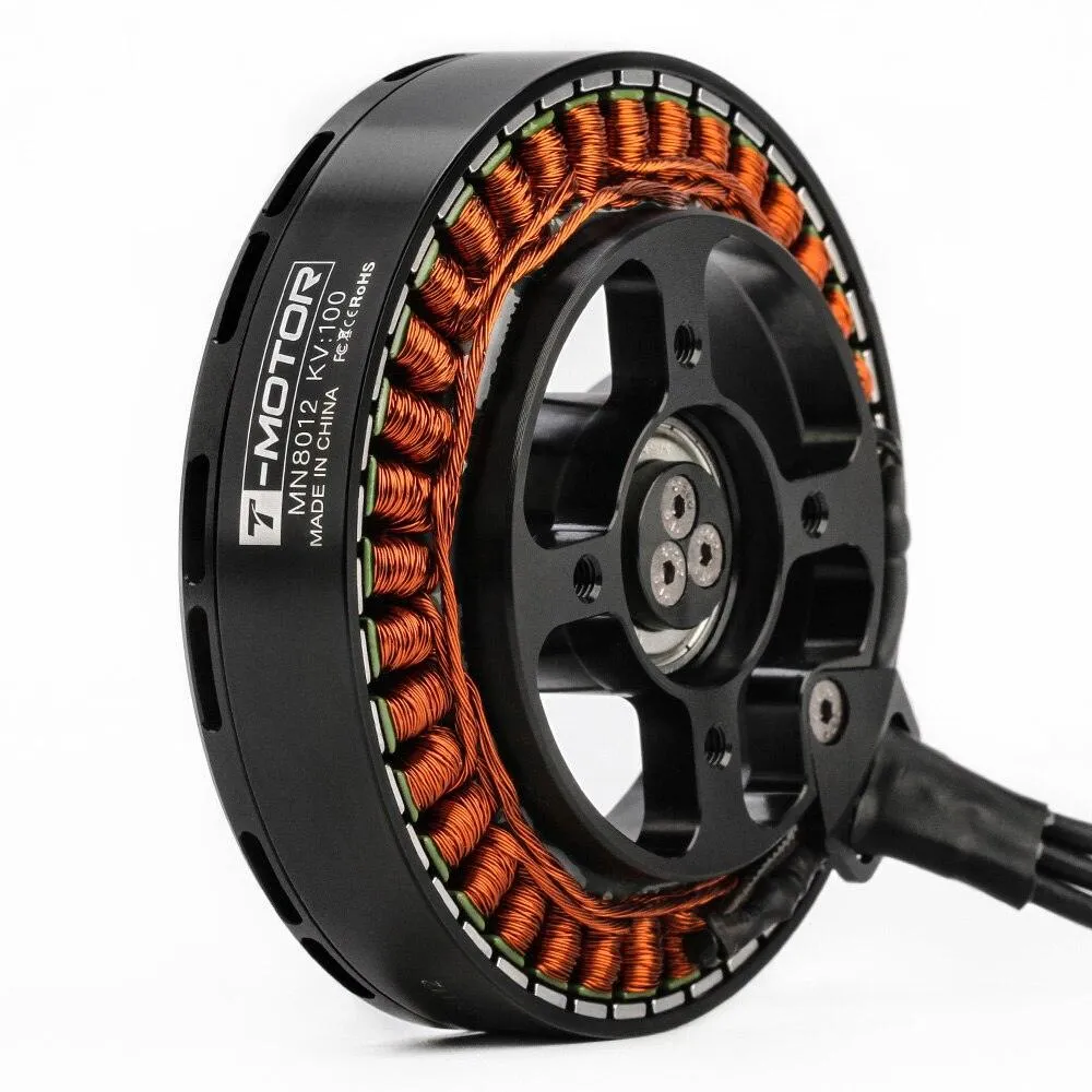 T-motor MN8012 KV100 12S Brushless Motor - Antigravity 8012 Max Thrust 11.8KG Outrunner Motor Multirotor RC Drone VTOL