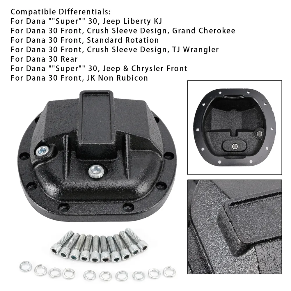 1976-1987 Jeep CJ7 differentieeldeksel voor Dana 30 Yukon YHCC-D30