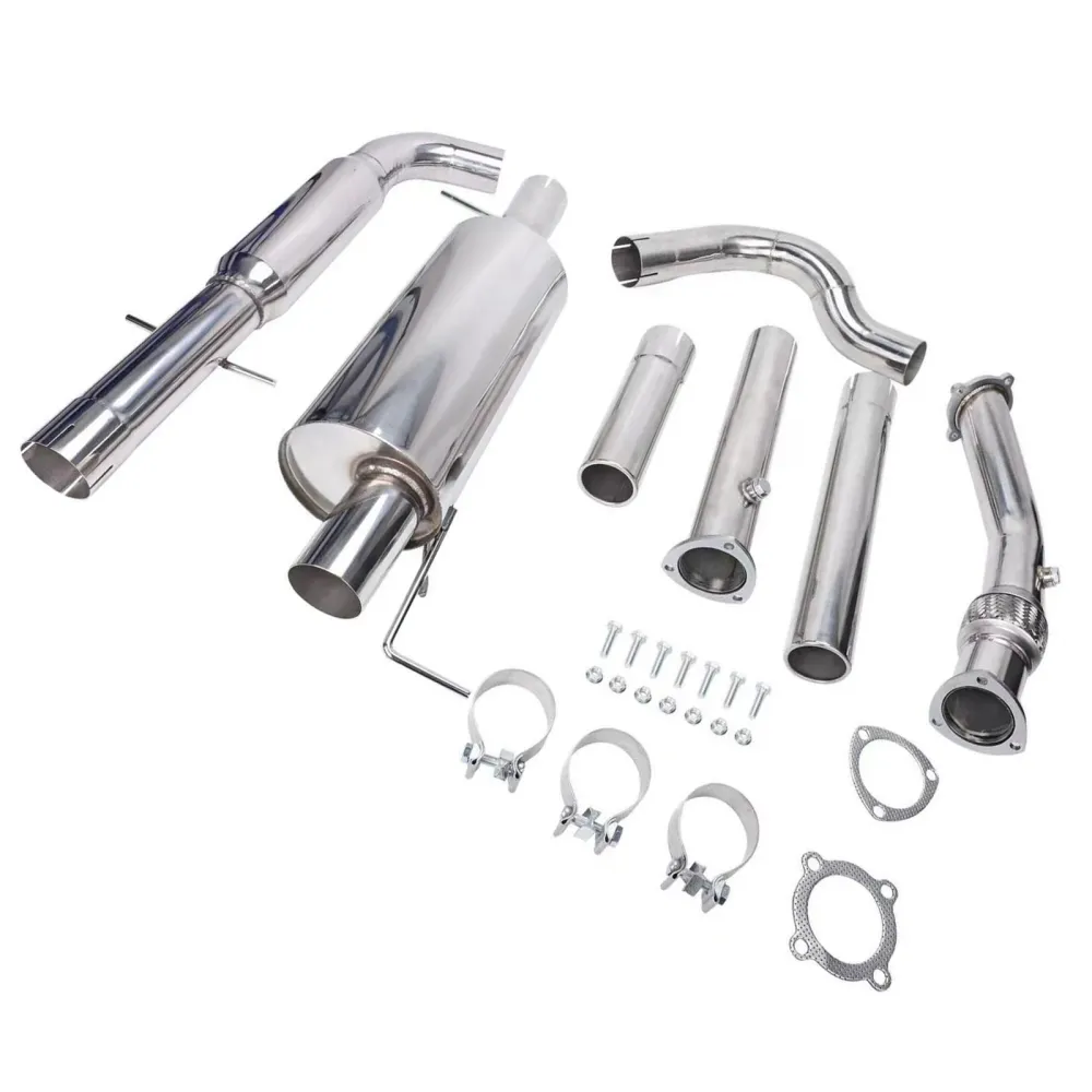 1999-2005 Volkswagen Golf Mk4 1.8T 3" Katloos uitlaatsysteem + downpipe