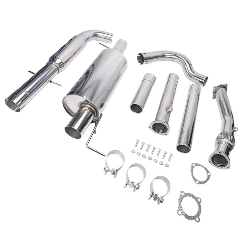1999-2005 Volkswagen Jetta A4 Typ 1J 1.8T 3" Katloos uitlaatsysteem + downpipe