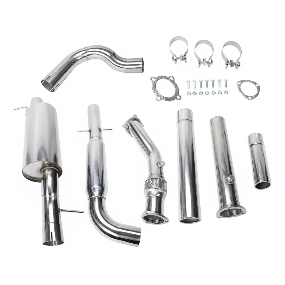 1999-2005 Volkswagen Jetta A4 Typ 1J 1.8T 3" Katloos uitlaatsysteem + downpipe