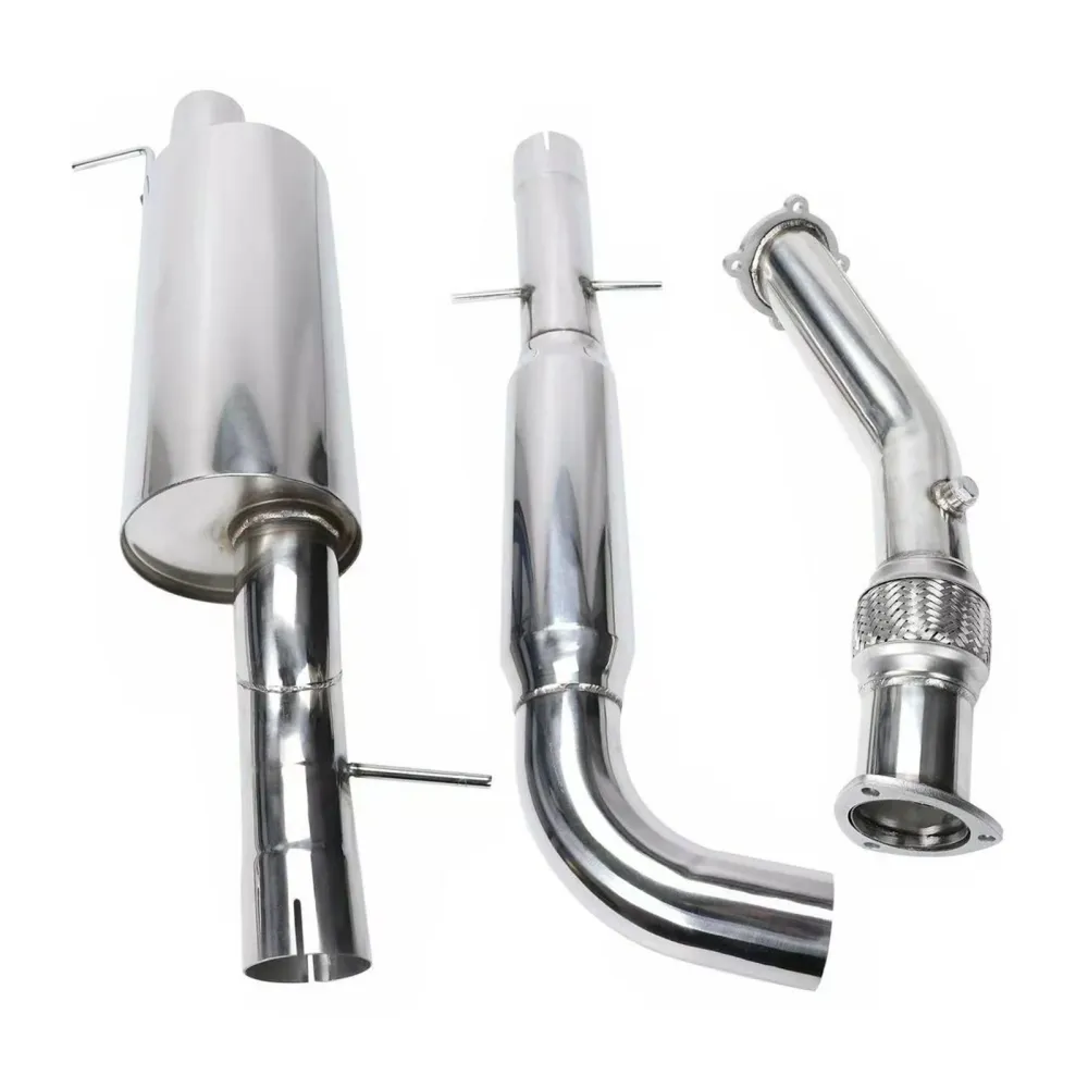 1999-2005 Volkswagen Jetta A4 Typ 1J 1.8T 3" Katloos uitlaatsysteem + downpipe